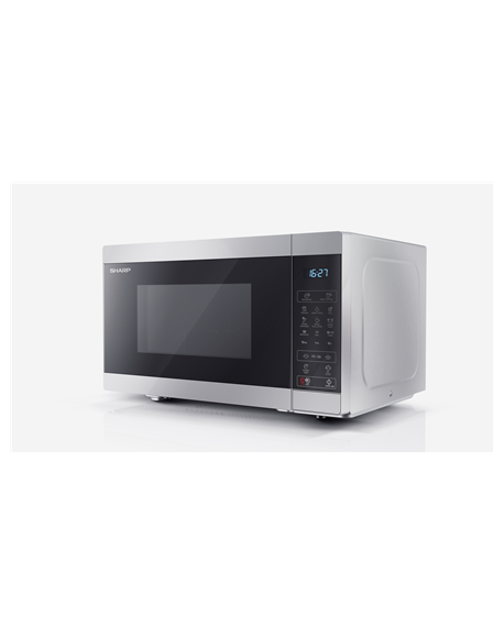 Sharp Microwave Oven with Grill YC-MG81E-S Free standing, 900 W, Grill, Silver