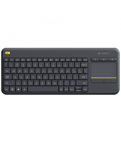 Logitech K400 Plus Wireless Touch Keyboard, Wireless, Keyboard layout QWERTY, USB port, Wireless connection Logitech 2.4 GHz Wir