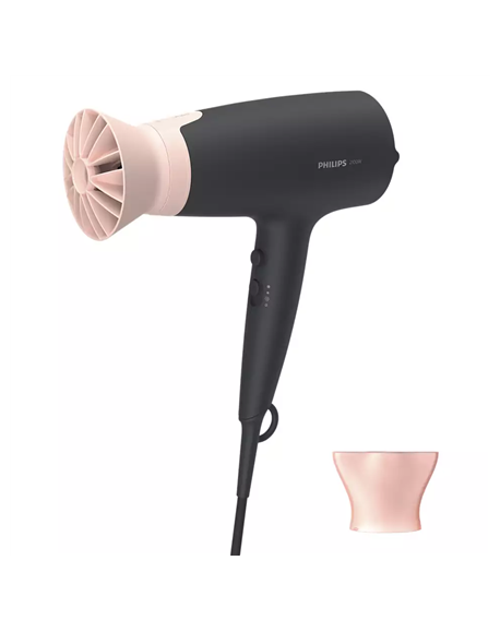 Philips Hair Dryer BHD350/10 2100 W, Number of temperature settings 6, Ionic function, Black/Pink