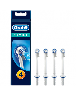 Oral-B Toothbrush Heads, OxyJet ED 17-4 Heads, For adults, Number of brush heads included 4, White