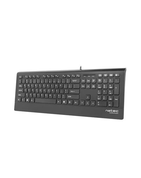 Natec Keyboard, Barracuda, US Layout, Slim