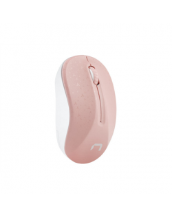 Natec Mouse, Toucan, Wireless, 1600 DPI, Optical, Pink-White