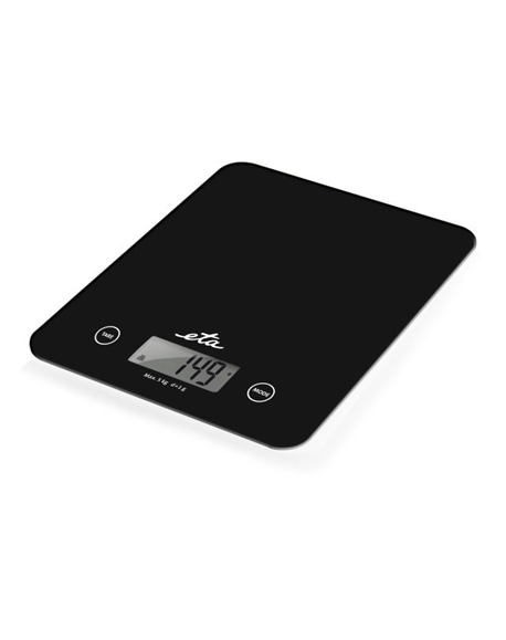 ETA Kitchen scales Lori ETA277790050 Maximum weight (capacity) 5 kg, Graduation 1 g, Display type LCD, Black