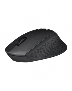 Logitech Mouse M330 Silent Plus Wireless, No, Black, Wireless connection