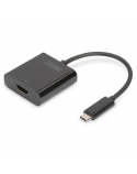 Digitus USB Type-C to HDMI Adapter DA-70852 0.15 m, Black, USB Type-C