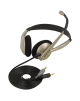 Koss Headphones CS100 Headband/On-Ear, 3.5mm (1/8 inch), Microphone, Black/Gold,