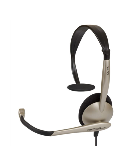 Koss Headphones CS95 Headband/On-Ear, 3.5mm (1/8 inch), Microphone, Black/Gold,