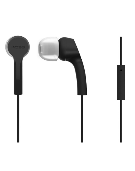 Koss Headphones KEB9iK In-ear, 3.5mm (1/8 inch), Microphone, Black,