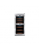 Caso Wine cooler WineComfort 24 Energy efficiency class G, Free standing, Bottles capacity 24, Cooling type Compressor technology, Silver