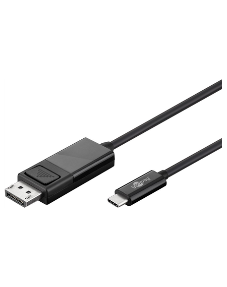 Goobay USB-C- DisplayPort adapter cable (4k 60 Hz) 79295 USB-C male, DisplayPort male, 1.2 m