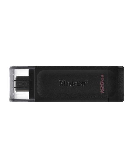 Kingston USB Flash Drive DataTraveler 70 128 GB, USB 3.2 Gen 1 Type-C, Black