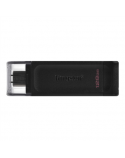 Kingston USB Flash Drive DataTraveler 70 128 GB, USB 3.2 Gen 1 Type-C, Black