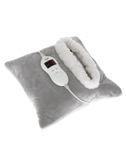 Adler Heating Blanket AD 7412 Number of heating levels 8, Number of persons 1, Washable, Soft fleece, 80 W, Grey