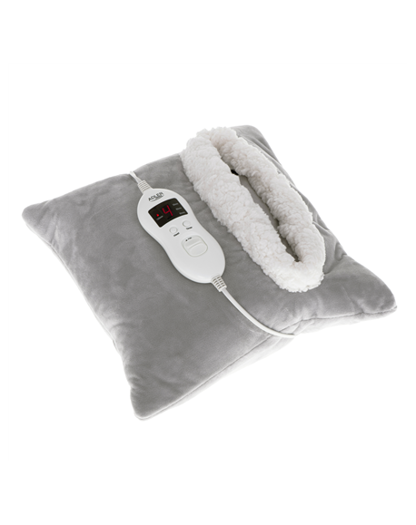 Adler Heating Blanket AD 7412 Number of heating levels 8, Number of persons 1, Washable, Soft fleece, 80 W, Grey