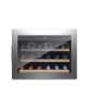 Caso Wine cooler WineSafe 18 EB Built-in, Bottles capacity Up to 18 bottles, Cooling type Compressor technology, Stainless steel