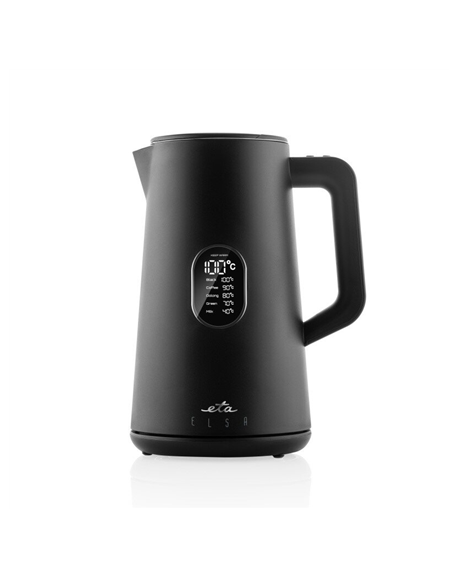 ETA Kettle Elsa ETA559790000 Electric, 1800 W, 1.5 L, Stainless steel, 360° rotational base, Black