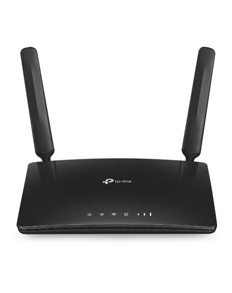 TP-LINK 4G LTE Router Archer MR200 802.11ac, 300+433 Mbit/s, 10/100 Mbit/s, Ethernet LAN (RJ-45) ports 3, 4G, Antenna type 2xDet