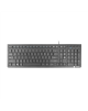 Natec Keyboard Discus 2 Slim Wired, US Layout, USB 2.0, Black