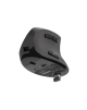 Natec Vertical Mouse Euphonie Wireless, Black, Optical