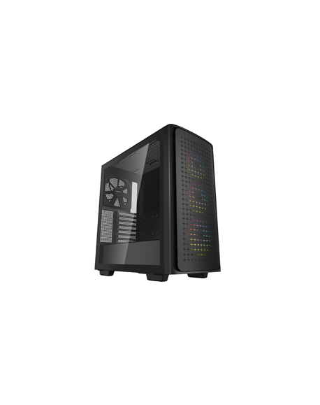 Deepcool MID TOWER CASE CK560 Side window, Black, Mid-Tower, Power supply included No