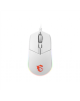 MSI Clutch GM11 Optical, RGB LED light, White, Gaming Mouse, 1000 Hz