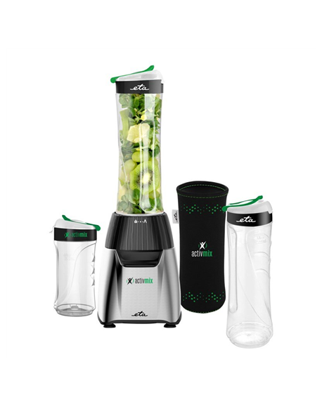 ETA Blender Activmix Team ETA110390000 Tabletop, 350 W, Jar material Glass, Jar capacity 0.6 L, Ice crushing, Black/Stainless st