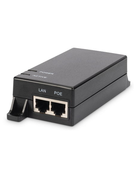 Digitus Gigabit Ethernet PoE Injector DN-95102-1 Ethernet LAN (RJ-45) ports 1xRJ-45 10/100/1000 Mbps Gigabit, 802.3af PoE