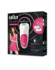 Braun Epilator Silk-épil 5 SE5500 Operating time (max) 30 min, Number of power levels 1, Wet & Dry, White/Pink