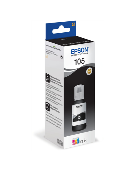 Epson Ecotank 105 Ink Bottle, Black