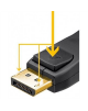 Goobay DisplayPort connector cable 1.2, gold-plated 68798 1 m