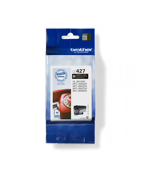 Brother LC427BK Ink Cartridge, Black