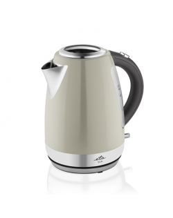 ETA Kettle Ela Standard, Stainless steel, Cream, 2100 W, 360° rotational base, 1.7 L