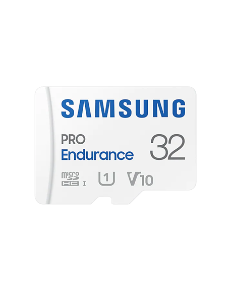 Samsung PRO Endurance MB-MJ32KA/EU 32 GB, MicroSD Memory Card, Flash memory class U1, V10, Class 10, SD adapter