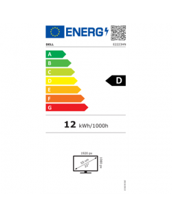 Dell Monitor E2223HN 21.5 ", VA, FHD, 1920 x 1080, 16:9, 10 ms, 250 cd/m², Black, 60 Hz, HDMI ports quantity 1