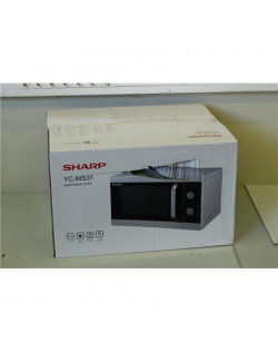 SALE OUT. Sharp YC-MS31E-S Microwave oven, 23 L capacity, 900 W, Silver Sharp Microwave oven YC-MS31E-S Free standing, 900 W, Si