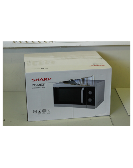 SALE OUT. Sharp YC-MS31E-S Microwave oven, 23 L capacity, 900 W, Silver Sharp Microwave oven YC-MS31E-S Free standing, 900 W, Si