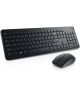 Dell Keyboard and Mouse KM3322W Keyboard and Mouse Set, Wireless, Batteries included, US, Black