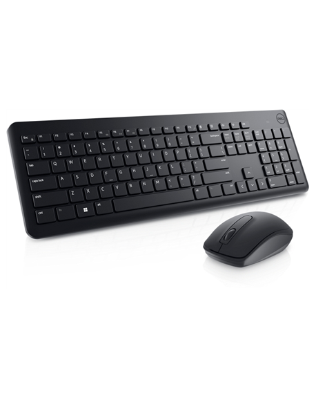 Dell Keyboard and Mouse KM3322W Keyboard and Mouse Set, Wireless, Batteries included, US, Black