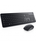 Dell Keyboard and Mouse KM3322W Keyboard and Mouse Set, Wireless, Batteries included, EE, Black