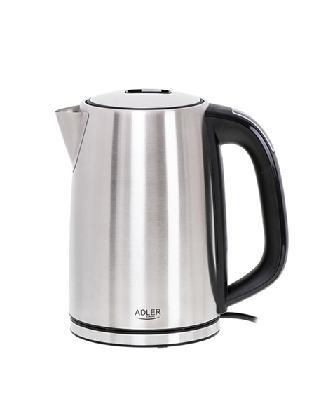 Adler Kettle AD 1340 Electric, 2200 W, 1.7 L, Stainless steel, 360° rotational base, Inox