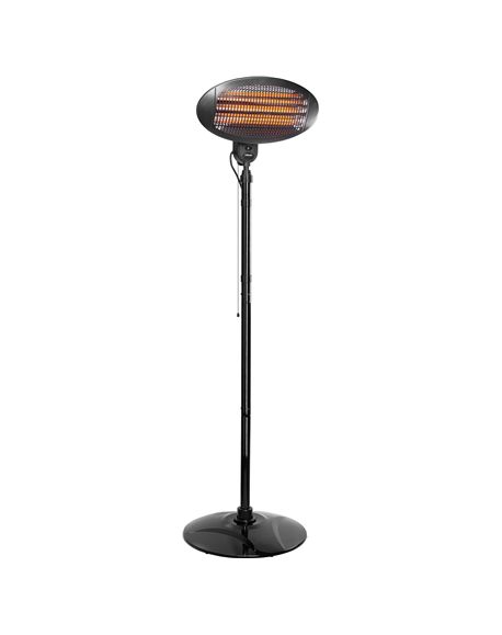 Tristar Heater KA-5287 Patio heater, 2000 W, Number of power levels 3, Suitable for rooms up to 20 m², Black