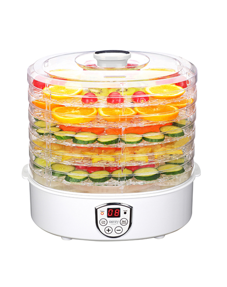 Camry Food Dehydrator CR 6659 Power 240 W, Number of trays 5, Temperature control, Integrated timer, White