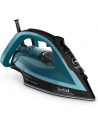 TEFAL FV6832E0 Steam Iron, 2800 W, Water tank capacity 270 ml, Continuous steam 50 g/min, Steam boost performance 260 g/min, Black/Blue