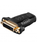 Goobay HDMI/DVI-I adapter, gold-plated 68690