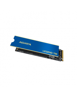 ADATA LEGEND 700 512 GB, SSD form factor M.2 2280, SSD interface PCIe Gen3x4, Write speed 1600 MB/s, Read speed 2000 MB/s, Bulk