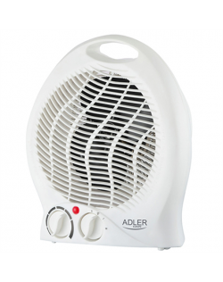 Adler Heater AD 7728 Fan Heater, 2000 W, Number of power levels 2, White