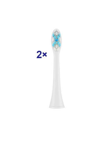 ETA SONETIC Toothbrush replacement ETA070790300 For adults, Heads, Number of brush heads included 2, White