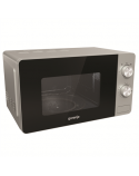 Gorenje Microwave oven MO17E1S Free standing, 17 L, 700 W, Silver grey