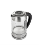 Adler Kettle AD 1247 NEW With electronic control, 1850 - 2200 W, 1.7 L, Stainless steel, glass, Stainless steel/Transparent, 360