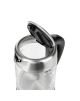 Adler Kettle AD 1247 NEW With electronic control, 1850 - 2200 W, 1.7 L, Stainless steel, glass, Stainless steel/Transparent, 360